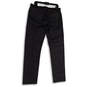 Womens Blue Denim Regular Fit Dark Wash Pockets Straight Leg Jeans Size 35 image number 2