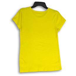 J. Crew Womens Yellow Short Sleeve Crew Neck Pullover T-Shirt Size Small alternative image