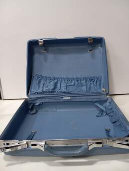 Vintage Samsonite Baby Blue Hard Suitcase alternative image