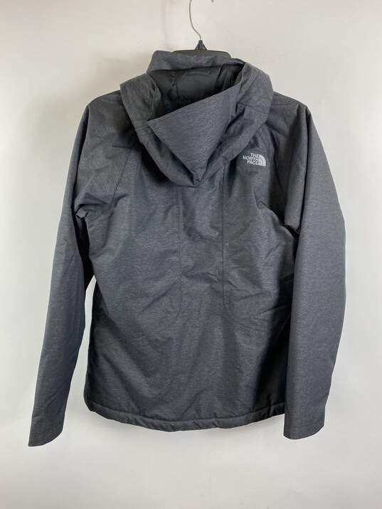 The North Face Women Gray Hooded Jacket S/P image number 3