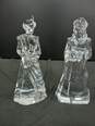 Pair of Mikasa Crystal King Figurines image number 3