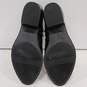 Womens Kohls Skylark Black Leather Side Zip Block Heel Ankle Booties Size 5M image number 5