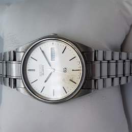 Vintage Seiko 5Y23-8A11 Silver Tone Quartz Watch alternative image
