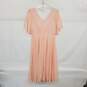 Aldo Light Pink Short Sleeved Lined W/ Lace Detail Midi Dress WM Size 4 NWT image number 2