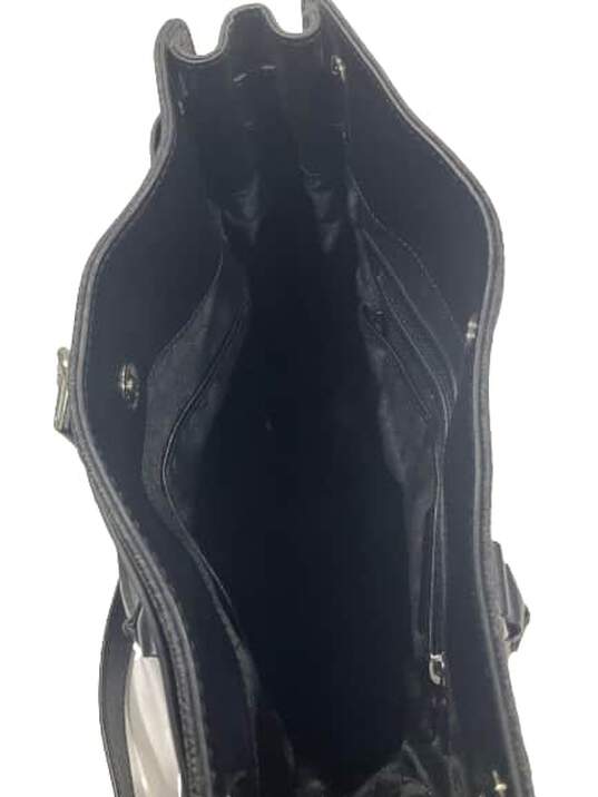Hamilton Black Leather Satchel Bag image number 5