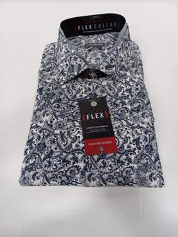 Van Heusen Flex Collar Slim Fit Dress Shirt Size 17