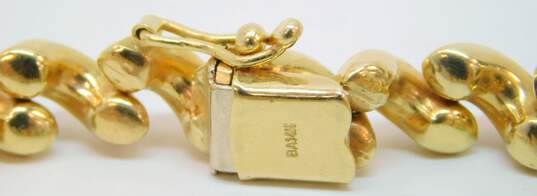 Elegant 14k Yellow Gold San Marco Chain Bracelet 16.7g image number 8