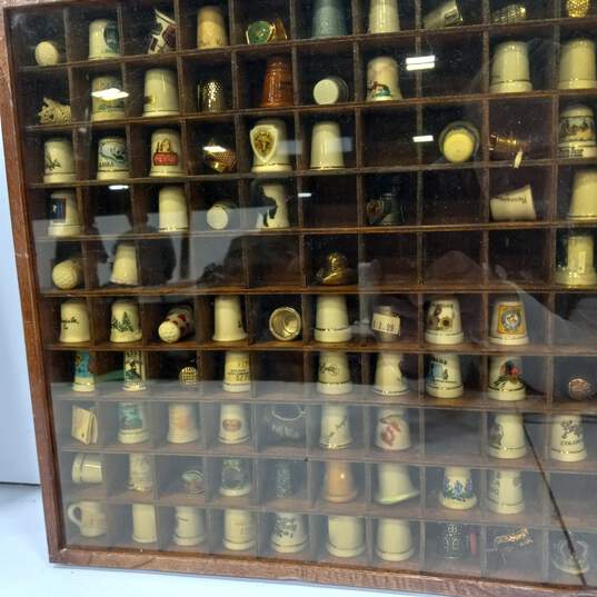 Thimble Collection in Wood Cases 2pc Lot image number 3