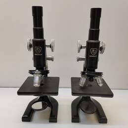 American Optical Spencer Microscope Lot of 2