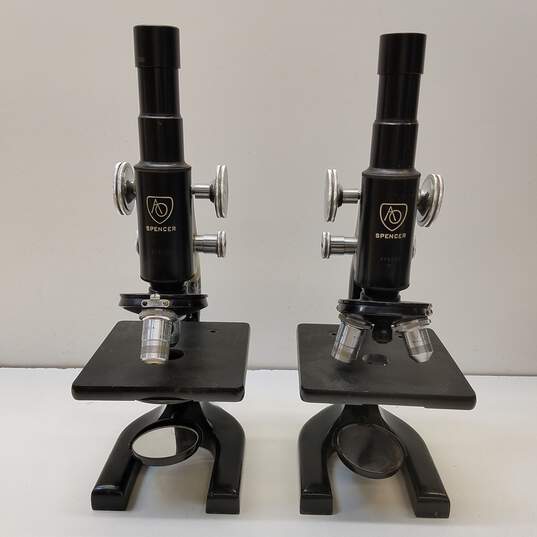 American Optical Spencer Microscope Lot of 2 image number 1
