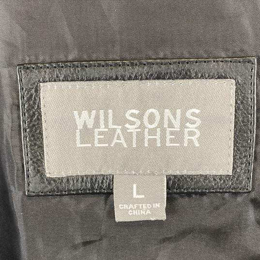 Wilson's Leather Black Jacket - Size Large image number 3