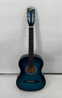 B.C. Blue Right Handed Beginners Acoustic Guitar With Case W-0532005-H