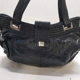 KOOBA Black Patent Leather Large Hobo Tote Bag alternative image