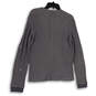 Mens Gray Black Striped Long Sleeve Henley Neck Pullover T-Shirt Size Medium image number 2