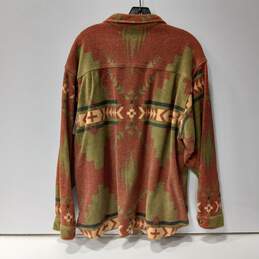 Vintage Orvis Men's Aztec Southwestern LS Button Up Cotton Shirt Size L alternative image