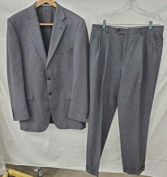 Burberry London Men's Grey Wool 2-Piece Suit Size 42 Long AUTHENTICATED image number 1