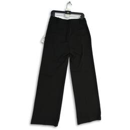 NWT Calvin Klein Womens Black Pleated Slash Pocket Wide Leg Dress Pants Size 6 alternative image