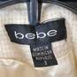 Bebe Women Ivory Wool Coat Sz S image number 2