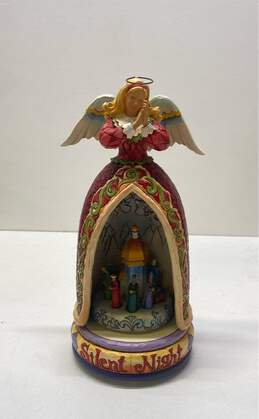 Jim Shore Heartwood Creek Silent Night Angle Nativity Musical Figurine