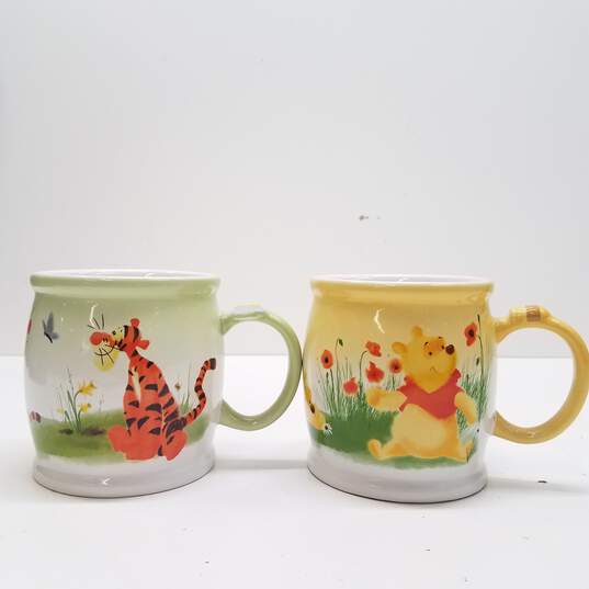 Disney Store Winnie the Pooh Watercolor Large Mugs Set of 2 image number 3