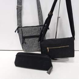 Skims Cosmetic Bag & Pair of Quilted Crossbody Bags Bundle
