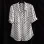 White House Black Market Polka Dot Pattern Button Up Top Size Small image number 1