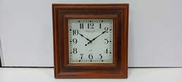 Vintage Sterling & Noble Square Wooden Wall Clock