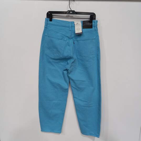 Levi's Made & Crafted Women's Blue Barrel Crop Jeans Size 27 NWT image number 2