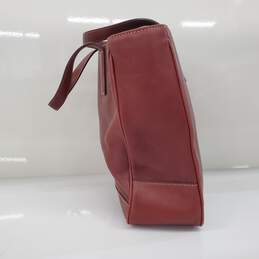 Vintage Coach Hamptons Brick Red Leather Shopper Tote Bag 7787 alternative image