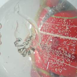 2000 Neiman Marcus Dept 56  Music Christmas Snow Water Glitter Globe Figurine alternative image