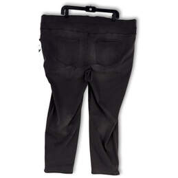 NWT Womens Gray Denim Medium Wash Stretch Pull-On Jegging Jeans Size 3X alternative image