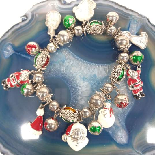 Bundle of Assorted Christmas Costume Jewelry Set image number 6