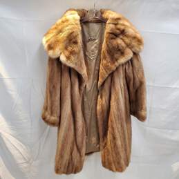 Vintage Styled by Flora Mink Fur Coat No Size