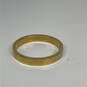 Designer J. Crew Gold-Tone Round Shape Hinged Fashionable Bangle Bracelet image number 3