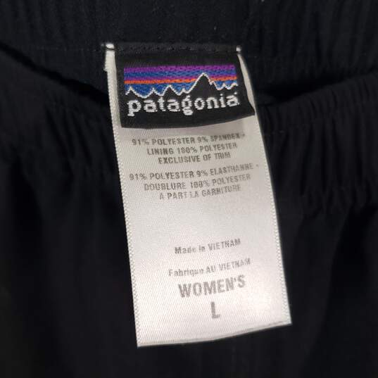 Womens Elastic Waist Zipper Pockets Pull-On Athletic Shorts Size Large image number 4