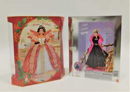 VTG 1997 & 1998 Mattel Happy Holidays Special Edition Barbie Dolls alternative image