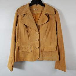 Wilsons Leather Women Brown Leather Jacket XL