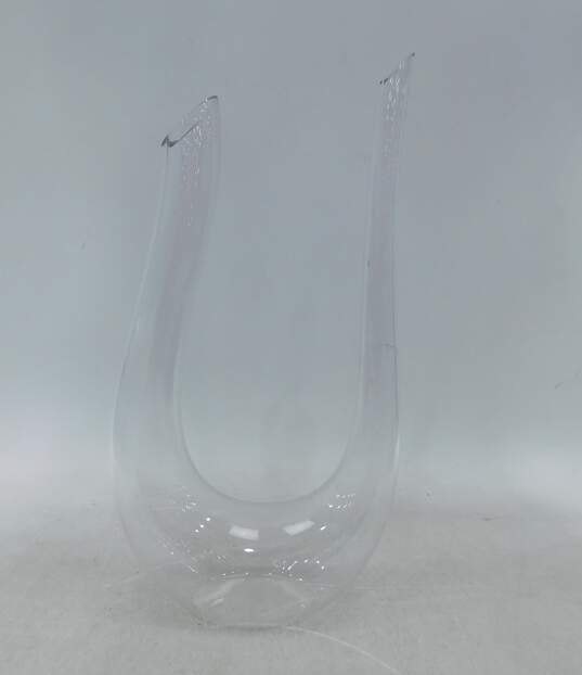 Veritas Crystal Clear Glass U-Shape Design Wine Decanter image number 2