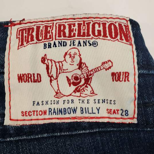 True Religion Women Blue Jeans Sz 28 image number 5