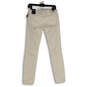 NWT Womens White Denim Distressed 5-Pocket Design Skinny Leg Jeans Size 25 image number 2