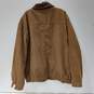 Roundtree & Yorke Men's Brown Ribbed Full Zip Outdoors Jacket Size XXL image number 2