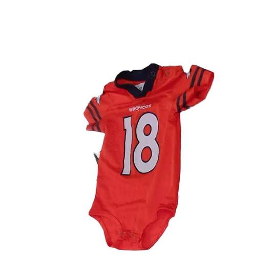 Baby Red Peyton Manning Denver Broncos NFL One Piece Jersey Size 6-9M image number 2