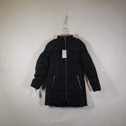 NWT Womens Long Sleeve Full-Zip Long Puffer Jacket Size Small