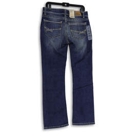 NWT Womens Blue Dakota Denim 5-Pocket Design Bootcut Leg Jeans Size 28 R alternative image