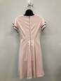 Women's Light Pink Short Ruffled Sleeved Sz 10 Formal Dress image number 3