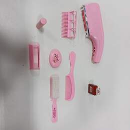 Vintage Toy Beauty Kit #3333 - Pink Carrying Case w/ Hair & Makeup Accessories alternative image