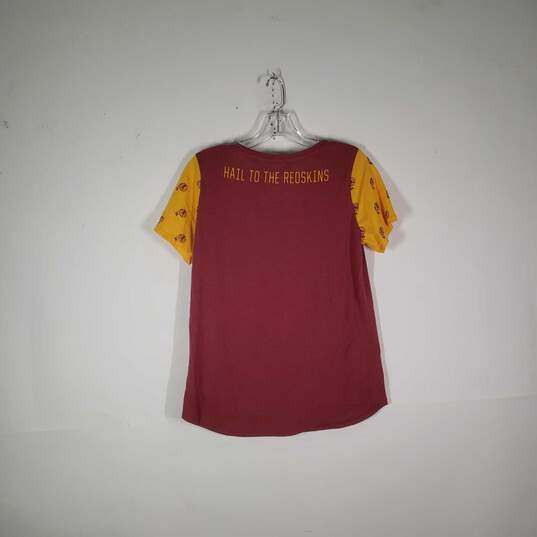 Womens Washington Redskins Football-NFL Athletic Cut Pullover T-Shirt Size Large image number 2