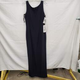 NWT VTG Bob Mackie's WM's Polyester Black Evening Formal Slip Dress Size 14 alternative image