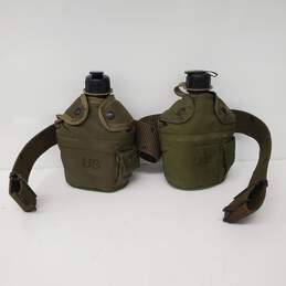 VTG US Army Covered Water Canteens & 42' Belt