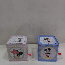Disney Mickey & Minnie Jack-in-the-Box Toys